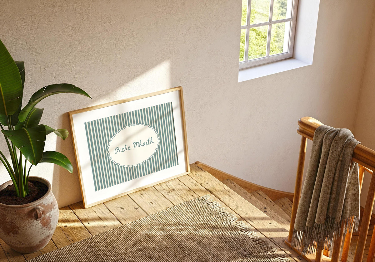 Oíche Mhaith striped print – mockup 6