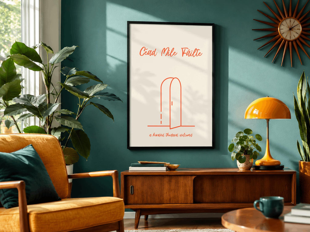 Céad Míle Fáilte Hand Lettered print – photo 8
