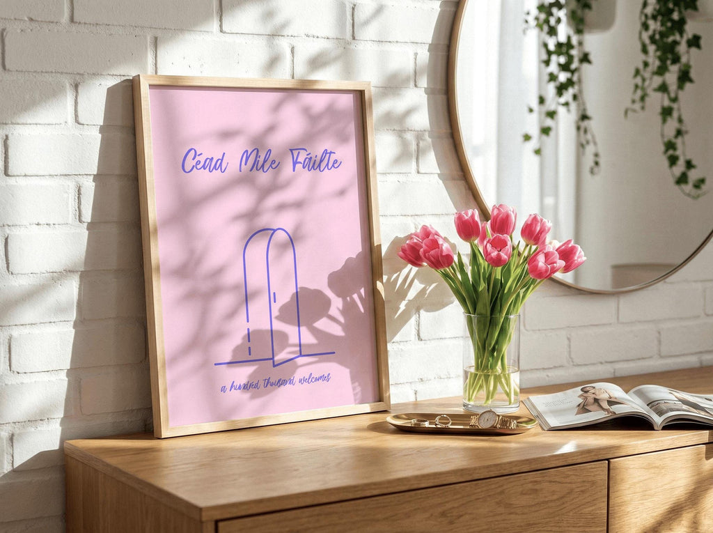 Céad Míle Fáilte Hand Lettered print – photo 3