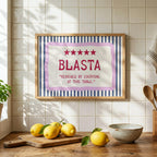 Blasta Irish print – wall mockup 3