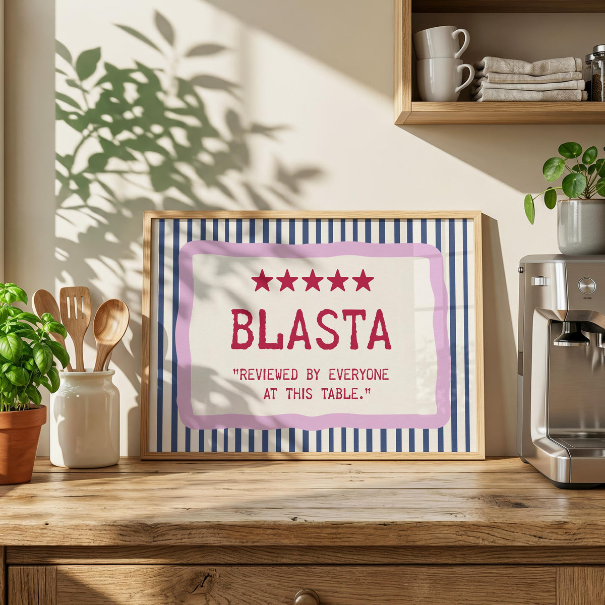 Blasta Irish print – wall mockup 5
