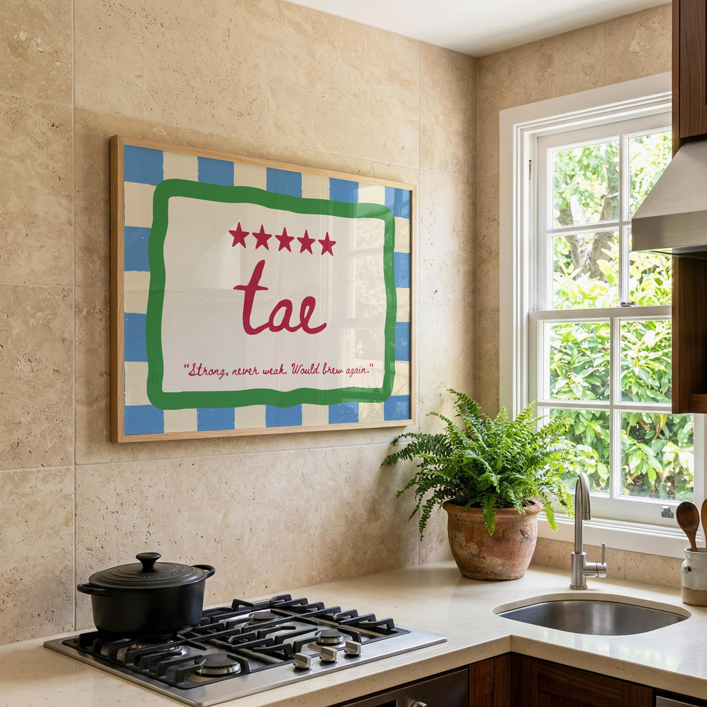 Tae Irish tea print – mockup 4