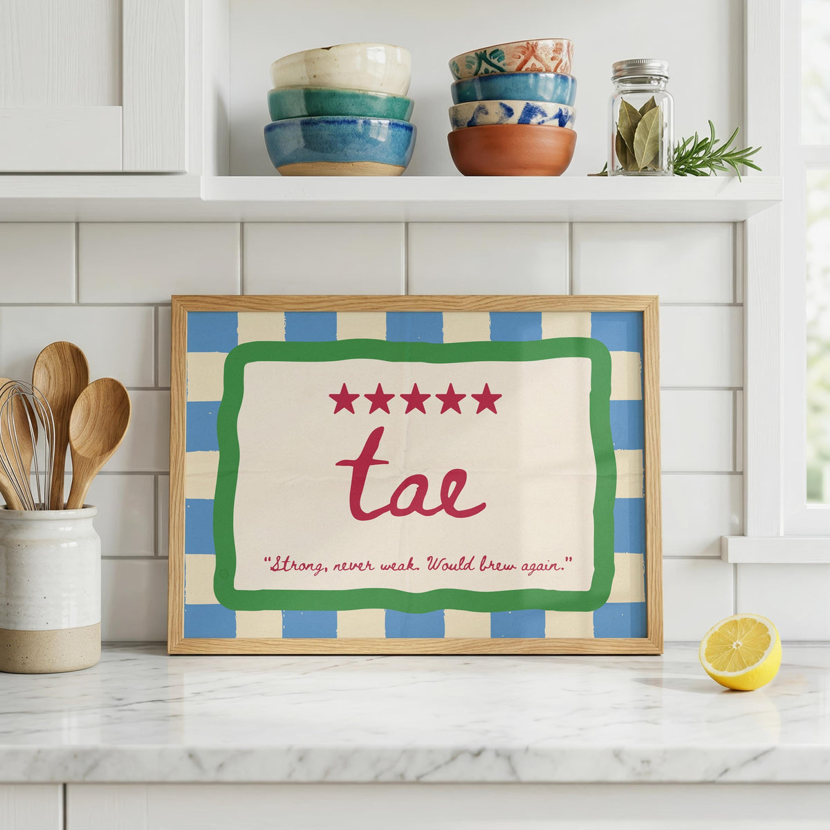 Tae Irish tea print – mockup 8