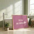 Tá tú go hálainn plum Irish print – wall mockup 1