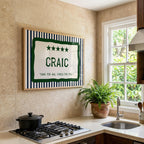 Craic Came for One Irish print – wall mockup 4