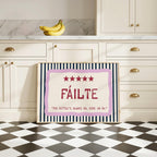 Fáilte Five Star Irish print – wall mockup 6