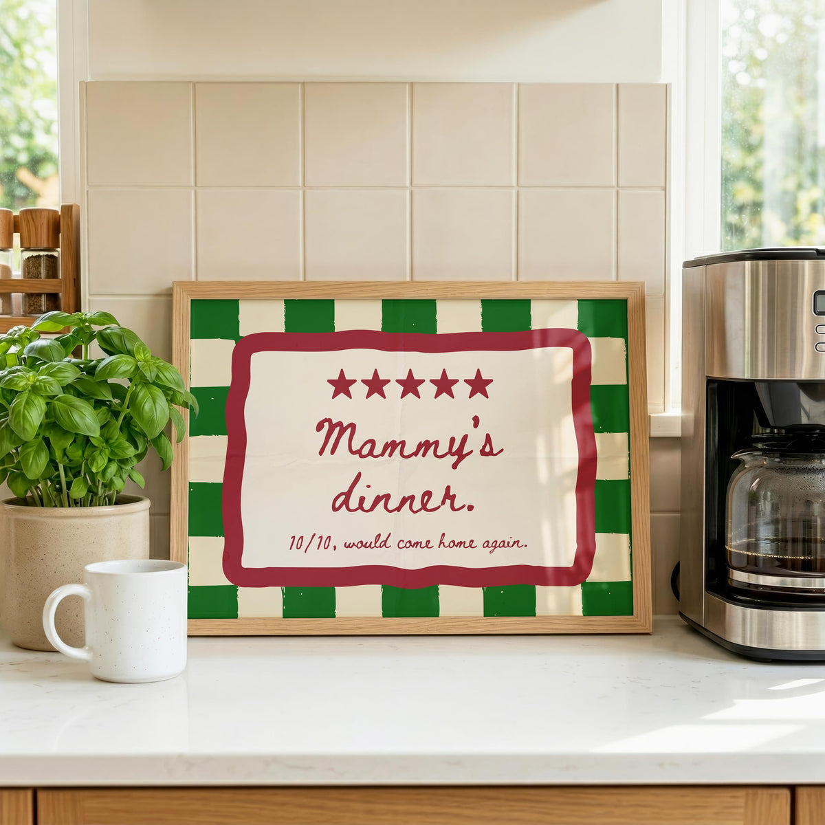 Mammy's Dinner print – mockup 2