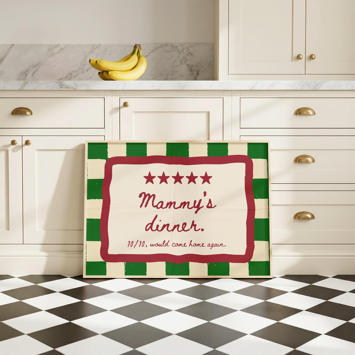 Mammy's Dinner print – mockup 5