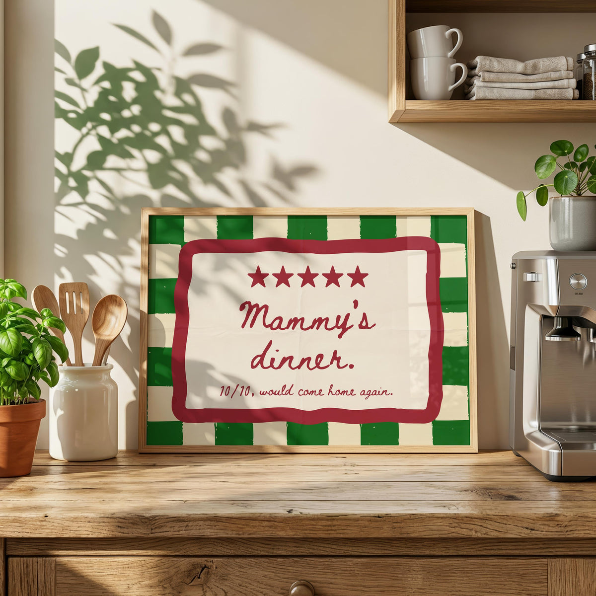 Mammy's Dinner print – mockup 6