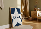 Tá Mé Star Irish print – wall mockup 9