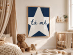 Tá Mé Star Irish print – wall mockup 1