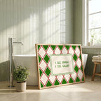 I See Dingle I See Galway Irish print – wall mockup 1