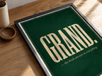 Grand Emerald Irish print – room mockup 3