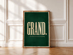 Grand Emerald Irish print – room mockup 5