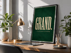 Grand Emerald Irish print – room mockup 7