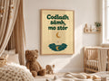 Codladh Sámh Mo Stór Moon on Water Irish print – wall mockup 1