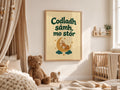 Codladh Sámh Mo Stór Irish print – wall mockup 1