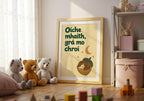Oíche Mhaith phrase print – mockup 5