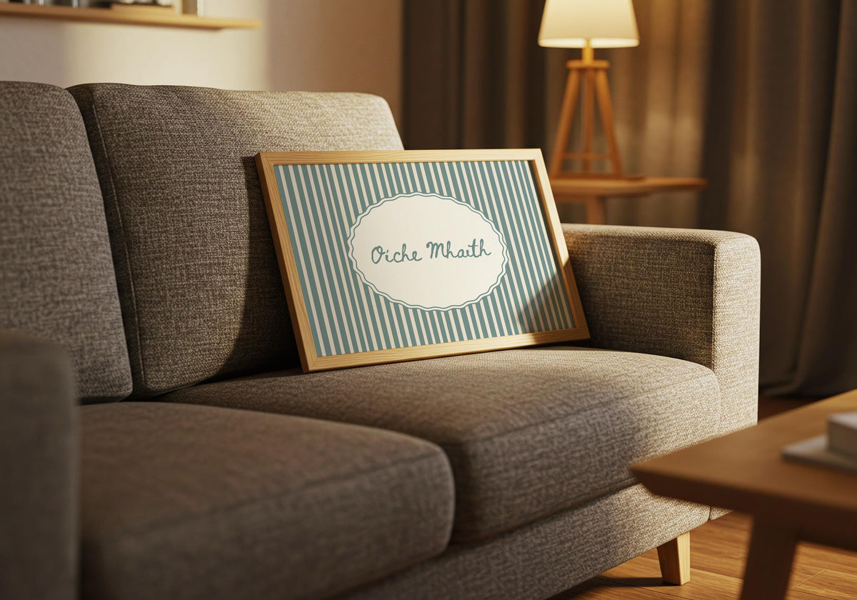 Oíche Mhaith striped print – mockup 4
