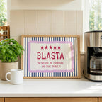 Blasta Irish print – wall mockup 2