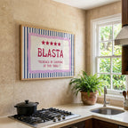 Blasta Irish print – wall mockup 4