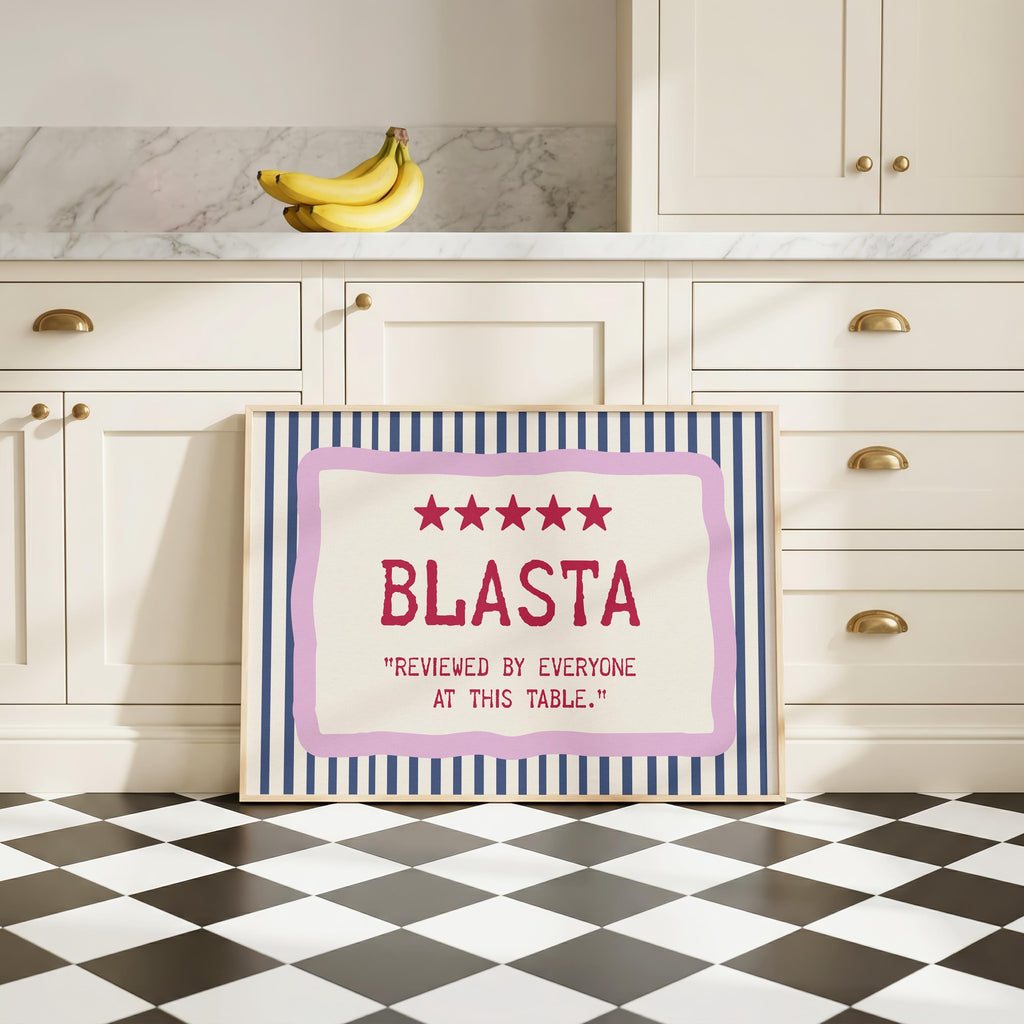 Blasta Irish print – wall mockup 6