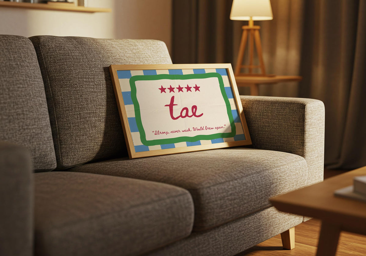 Tae Irish tea print – mockup 9