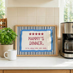 Irish Mammy's Dinner Irish print – wall mockup 2
