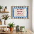 Irish Mammy's Dinner Irish print – wall mockup 1