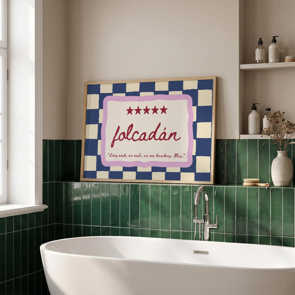 Folcadán Five Star Irish print – wall mockup 5