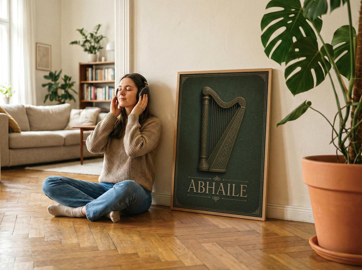 Abhaile Irish home sign