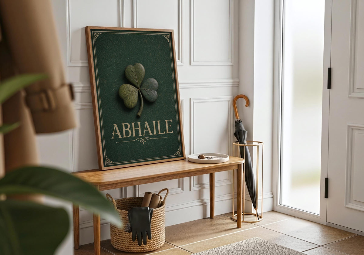 Abhaile Shamrock Irish print – photo 3